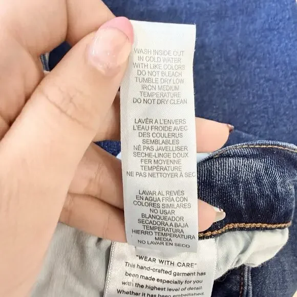 Good American Women’s Good Legs Skinny Jeans Dark Wash Size 22 G4890 - Picture 6 of 6